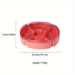 Plastic Food Storage Container Tray with Lid