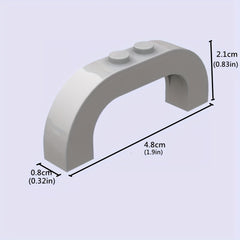 9pcs Arc Bridge Building Block Bricks Set DIY Toys Gift