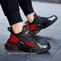 Boy's Chunky Shoes Comfy Non Slip Soft Sole Waterproof Sneakers