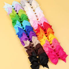 40pcs Colorful Bow Hair Clips Set for Fun and Style