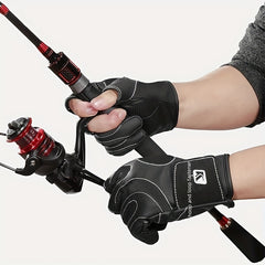 Anti Slip Half Finger Fishing Gloves