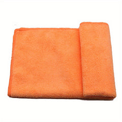 2 Pcs Microfiber Cleaning Rags Small Square Towels Household Cleaning