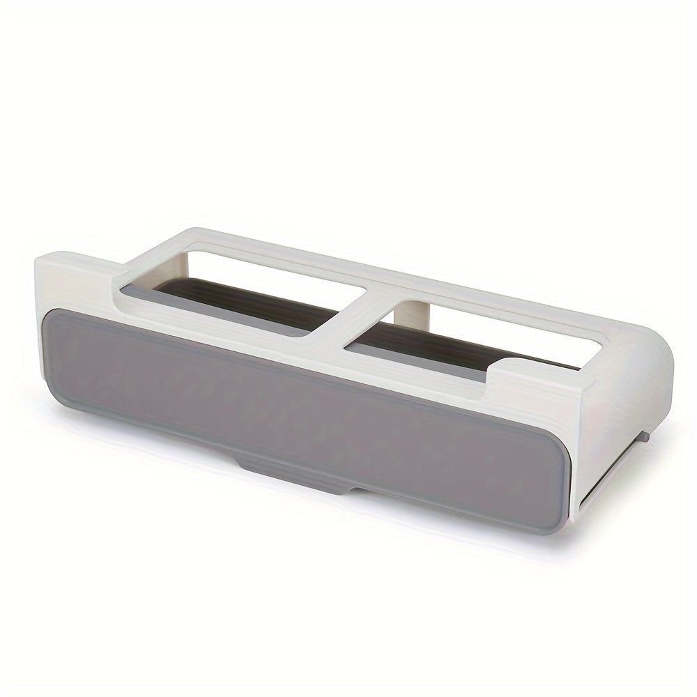 1pc Under Shelf Spice Organizer Wall Mounted Selfadhesive