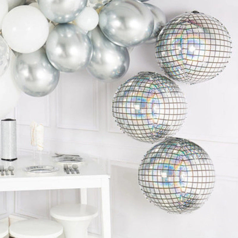 2pcs Big Disco Balloons For Laser Disco Party Decorations