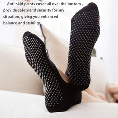 Soft Non Slip Cushioned Socks for Yoga Pilates Ballet Small