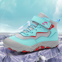 Boys' High Top Trekking Shoes - Comfy Non Slip Durable Soft Shoes