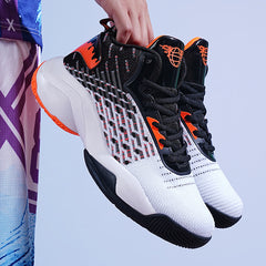 Women's Basketball Shoes Flying Woven Surface Breathable Sneakers