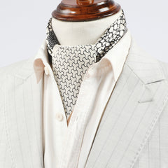 Men's Leopard Spotted Square Scarf for Daily Style