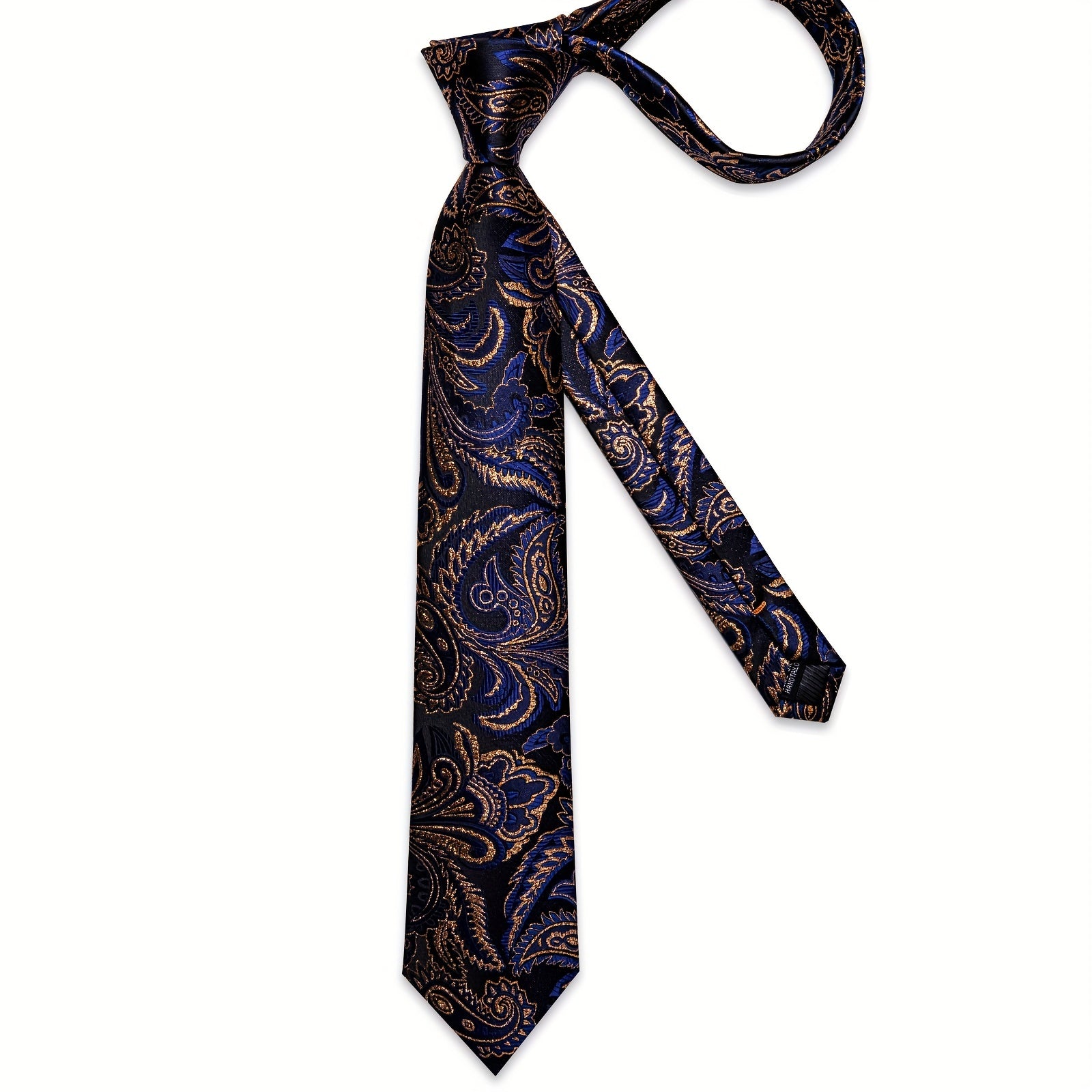 Purple Paisley Silk Tie Set - Wedding Business Party