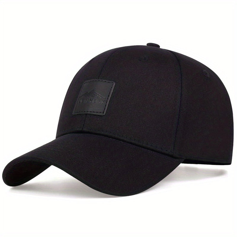 Men's YORK Leather Label Baseball Cap