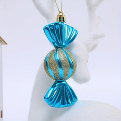 3pcs Christmas Lollipop Candy Cane Pendant Hanging Ball Ornaments