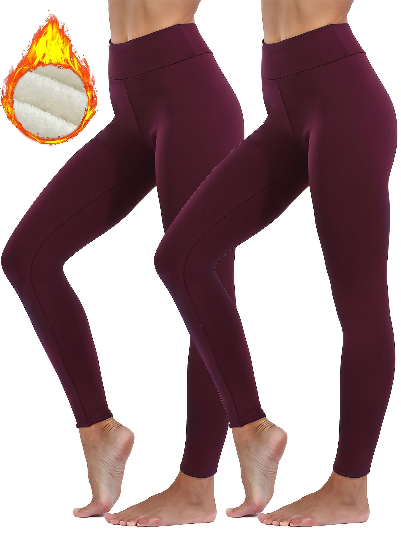 Plush Lined Thermal Pants Soft & Comfy Tights Winter Women's Lingerie