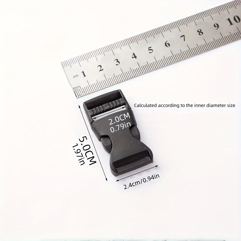 4pcs Plastic School Bag Buckle Backpack Strap Adjustment Buckle