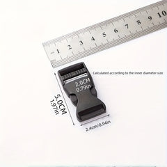 4pcs Plastic School Bag Buckle Backpack Strap Adjustment Buckle