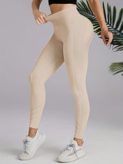 3pcs Tummy Control Fitness Pants High Waist Yoga Hip Lifting Leggings