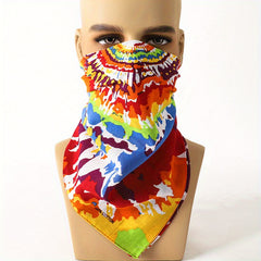 Men's Small Square Scarf Winter Accessory