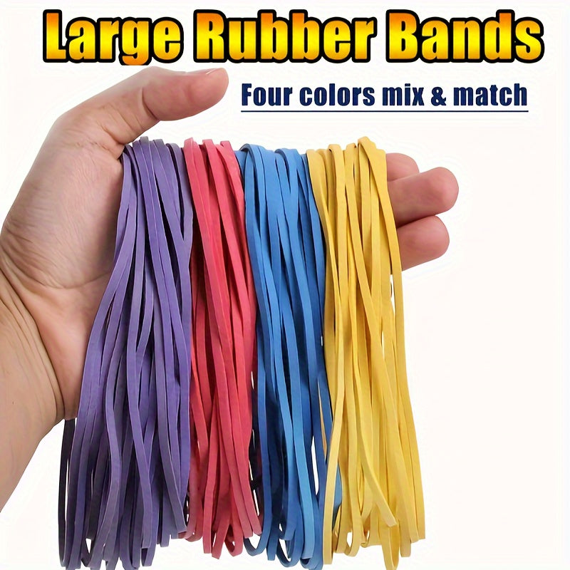 200pcs Large Size Rubber Bands for Office File 36 x 14 x 17mm
