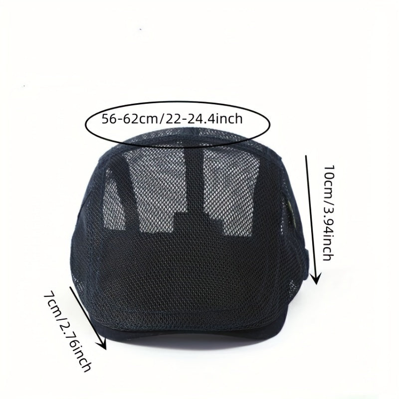 Men's Summer Thin Mesh Hollow Peaked Cap All-match Hat