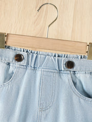 Boys Casual Denim Long Pants With Pocket Kids Clothing