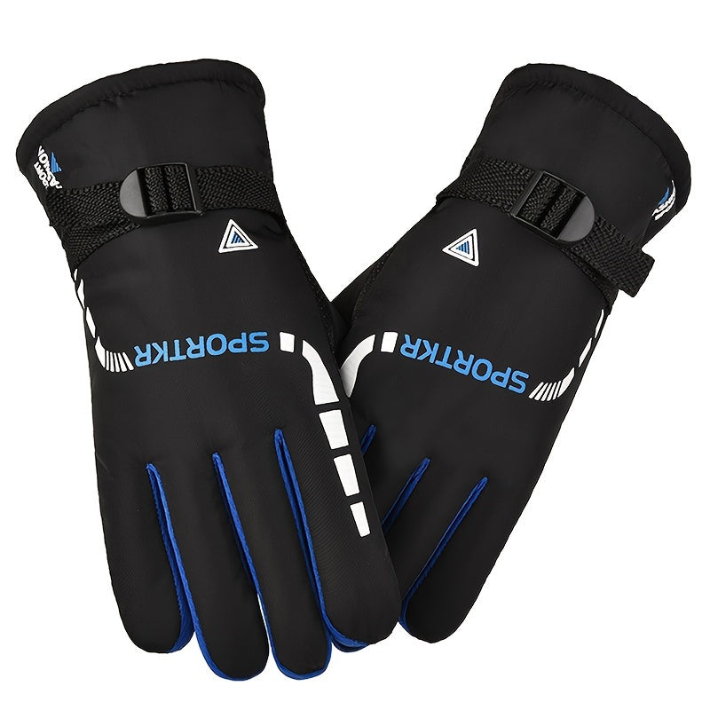 Waterproof Winter Cycling Gloves Windproof Motorcycle Warm Gloves