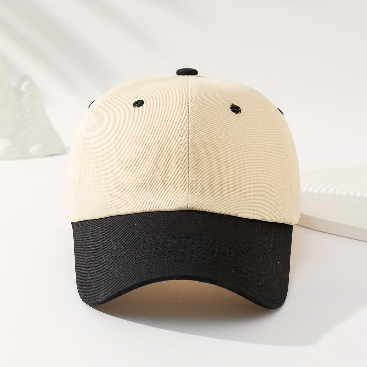 Casual Block Cap Sun Protection Comfortable Breathable Cap for Summer