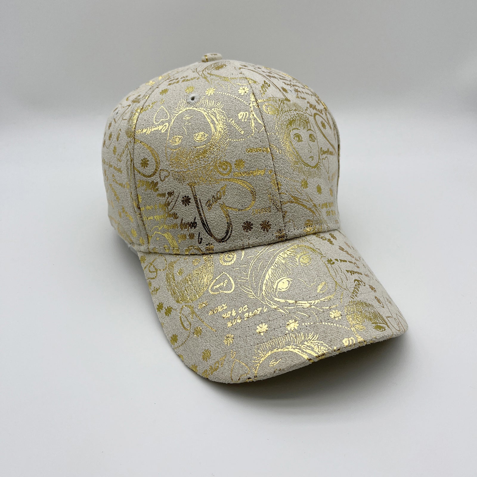 Y2K Hot Stamping Baseball Cap Women Cotton Blend Dad Hat