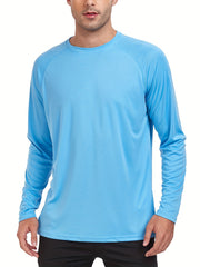 Men's Sun Shirt UV SPF UPF 50 Sun Protective Sweatshirt Fishing