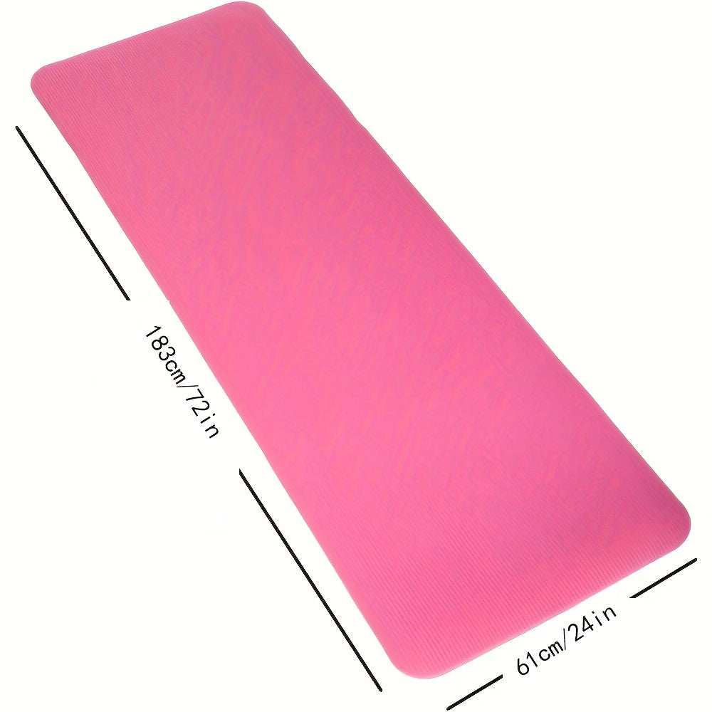 Non Slip Soft Yoga Mat Thicken Fitness Exercise Mat With Carrying Strap