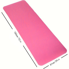 Non Slip Soft Yoga Mat Thicken Fitness Exercise Mat With Carrying Strap