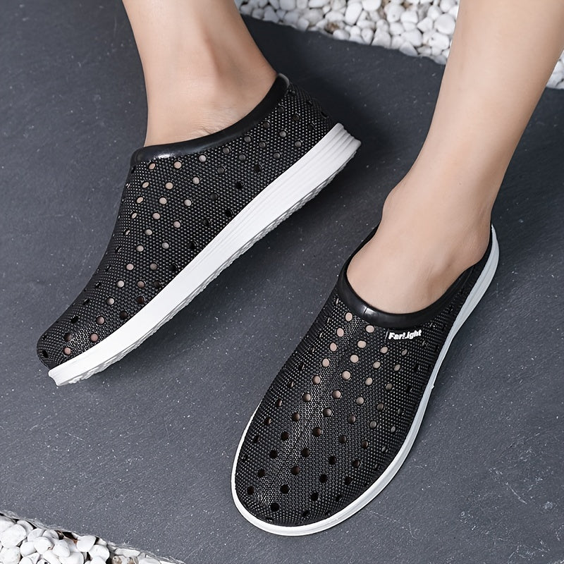 Men's Closed Toe Clogs Anti Skid Slip On Slippers