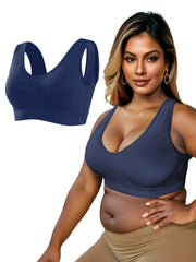Seamless Sports Bra Medium Stretch Yoga Running Bra