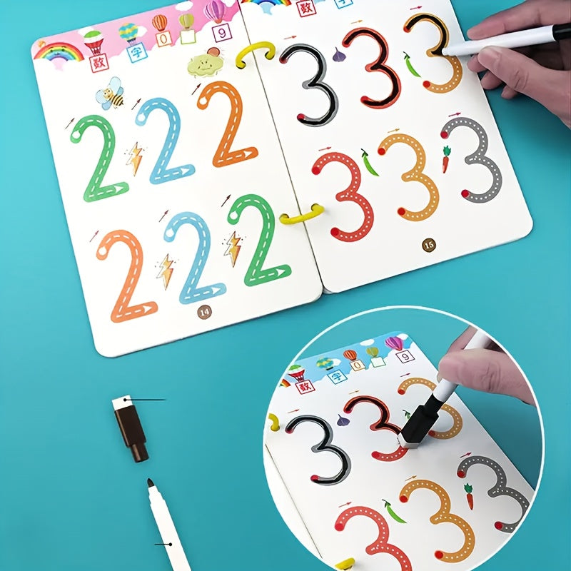 Interactive Educational Maze Game Activity Book with Watercolor Paper