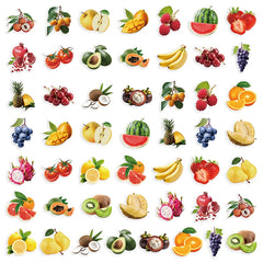 50pcs Blueberry Fruit Stickers for DIY Projects Scrapbooking & More