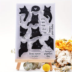 Cat Transparent Silicone Stamp