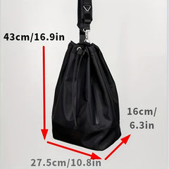 Multifunctional Drawstring Bag Backpack Crossbody Bag Large Capacity Bag