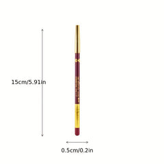 Waterproof Lip Liner & Eyeliner Pencil, Long Lasting Professional Makeup Tool