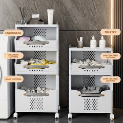 1pc Laundry Basket Clothes Storage Bathroom Decor
