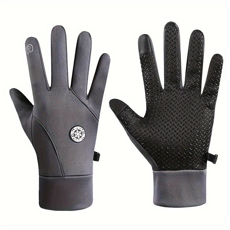 Warm Fishing Gloves Outdoor Non-slip Waterproof Gloves for Autumn Winter