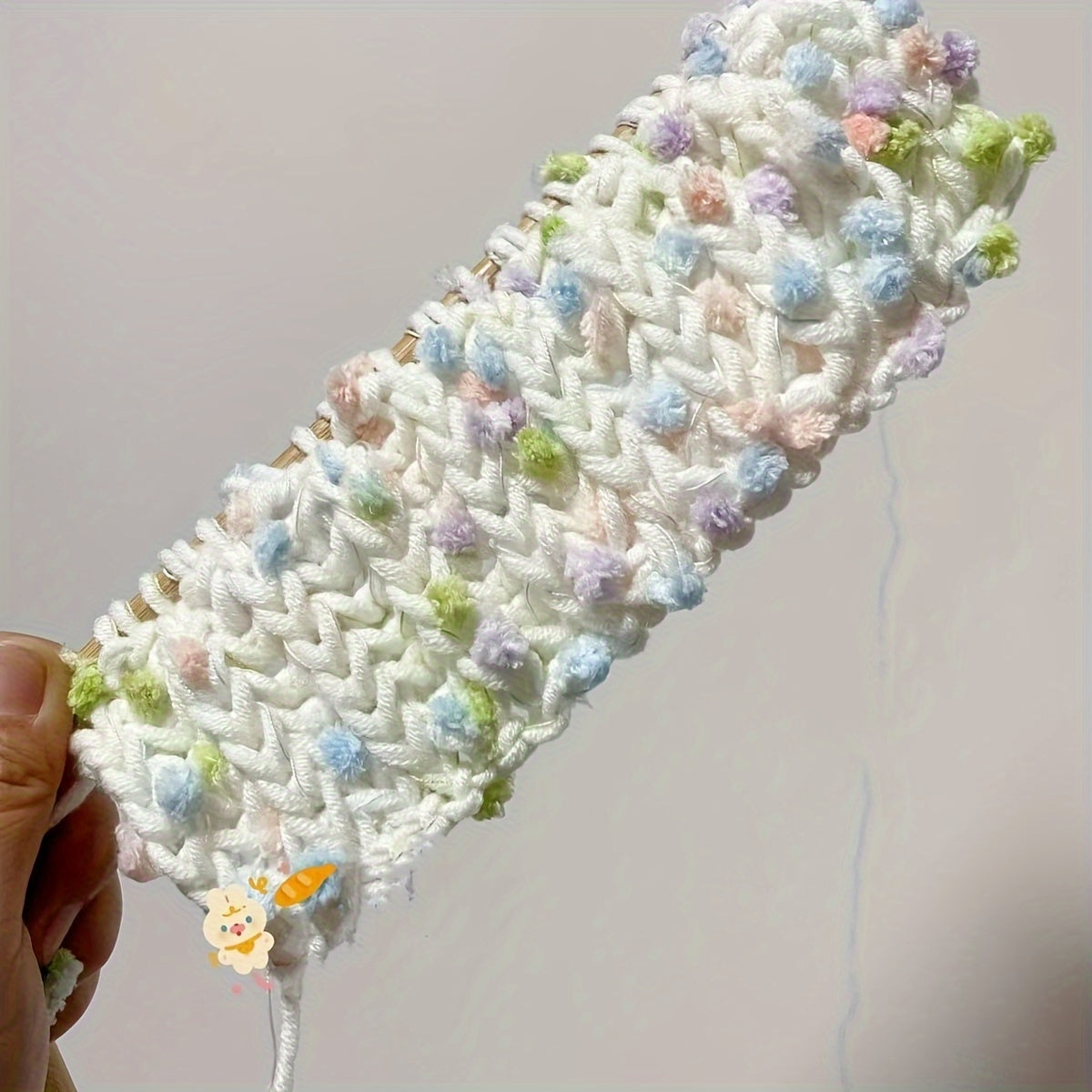 4pcs Rainbow Scarf Yarn Medium Chunky Soft Comfortable Yarn