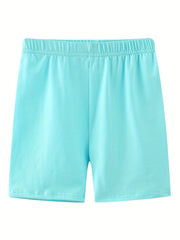 Girls Cotton Knit Shorts Comfortable Casual Pants For Kids Summer Beach