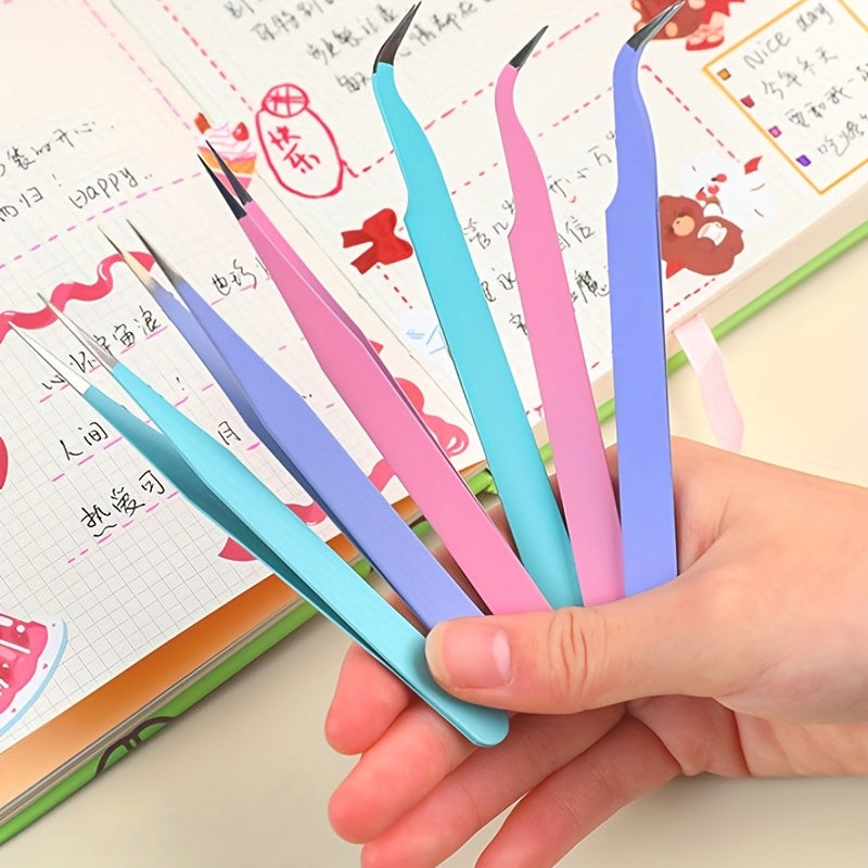 Macaron Tweezers for DIY Journal Stickers