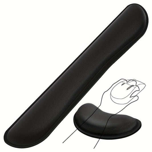 Memory Foam Keyboard & Mouse Wrist Rest Support Pad
