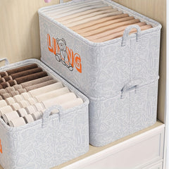 Large Clothes Storage Bin Foldable Organizer Bag with Handle