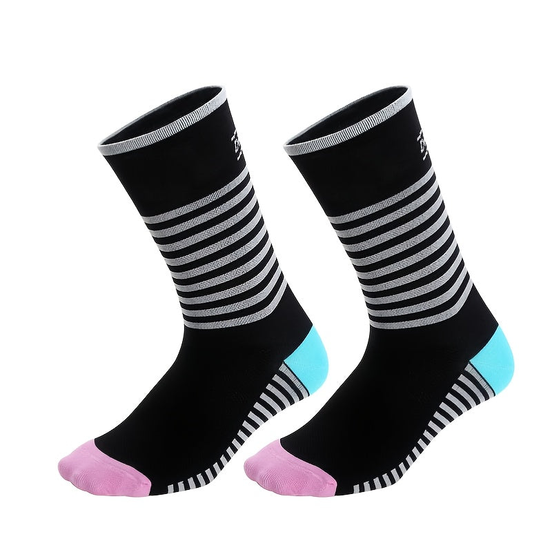 Men's Outdoor Wear-resistant Mid-calf Socks for Cycling Running