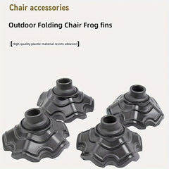 4pcs Camping Chair Foot Covers Non-slip Wear-resistant Protective Stool Leg Caps