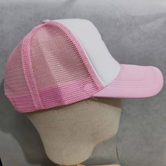 Cross Embroidered Mesh Baseball Cap for Men Women
