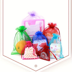Transparent Drawstring Storage Bag Travel Jewelry Packing Bag