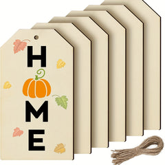 10pcs DIY Wooden Pet Sign Blank Door Sign Laser Cut Wooden Chip Christmas Decor