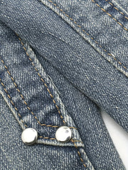 Men's Distressed Denim Pants with Pockets