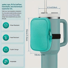 KFQ 40oz Water Bottle Body Bag Sports Casual Arm Wrist Mini Bag